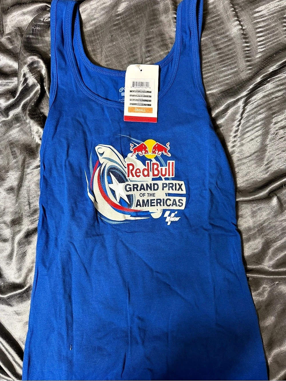 Red Bull Grand Prix Blue & White Tank Top Small